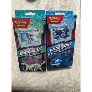 Pokemon Knock Out Collection Box Suicune Kyogre Sealed